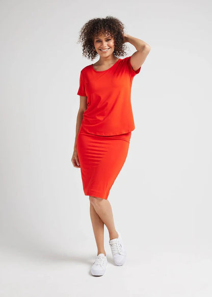 Midi Bamboo Whitney Tube Skirt
