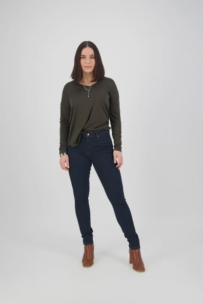 5535 Indigo Skinny Leg Vassalli Jeans