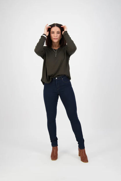 5535 Indigo Skinny Leg Vassalli Jeans