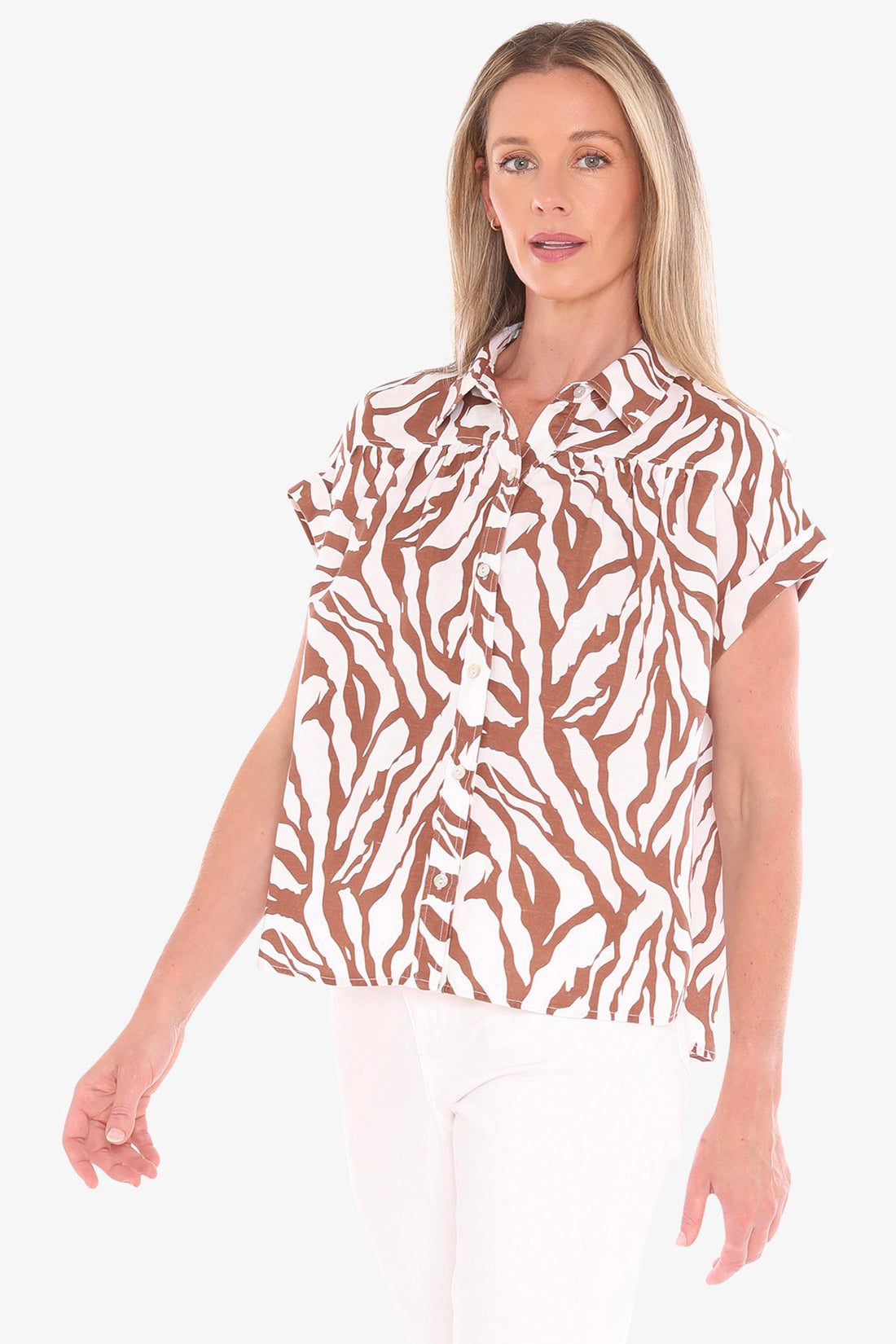 596J3166A Zebra Mono Shirt