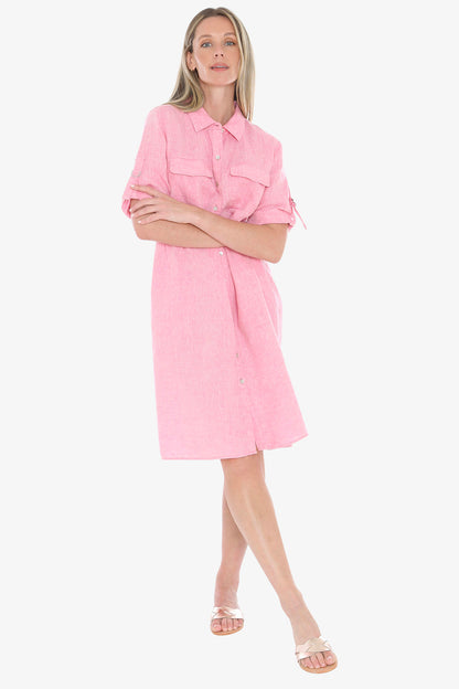 596J5098A D-Ring Slv Dress