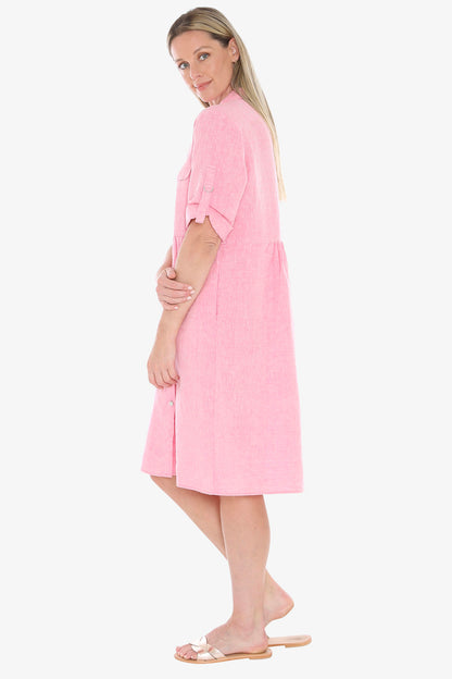 596J5098A D-Ring Slv Dress