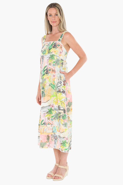 596J5159A Tiger Island Ric Rac Dress