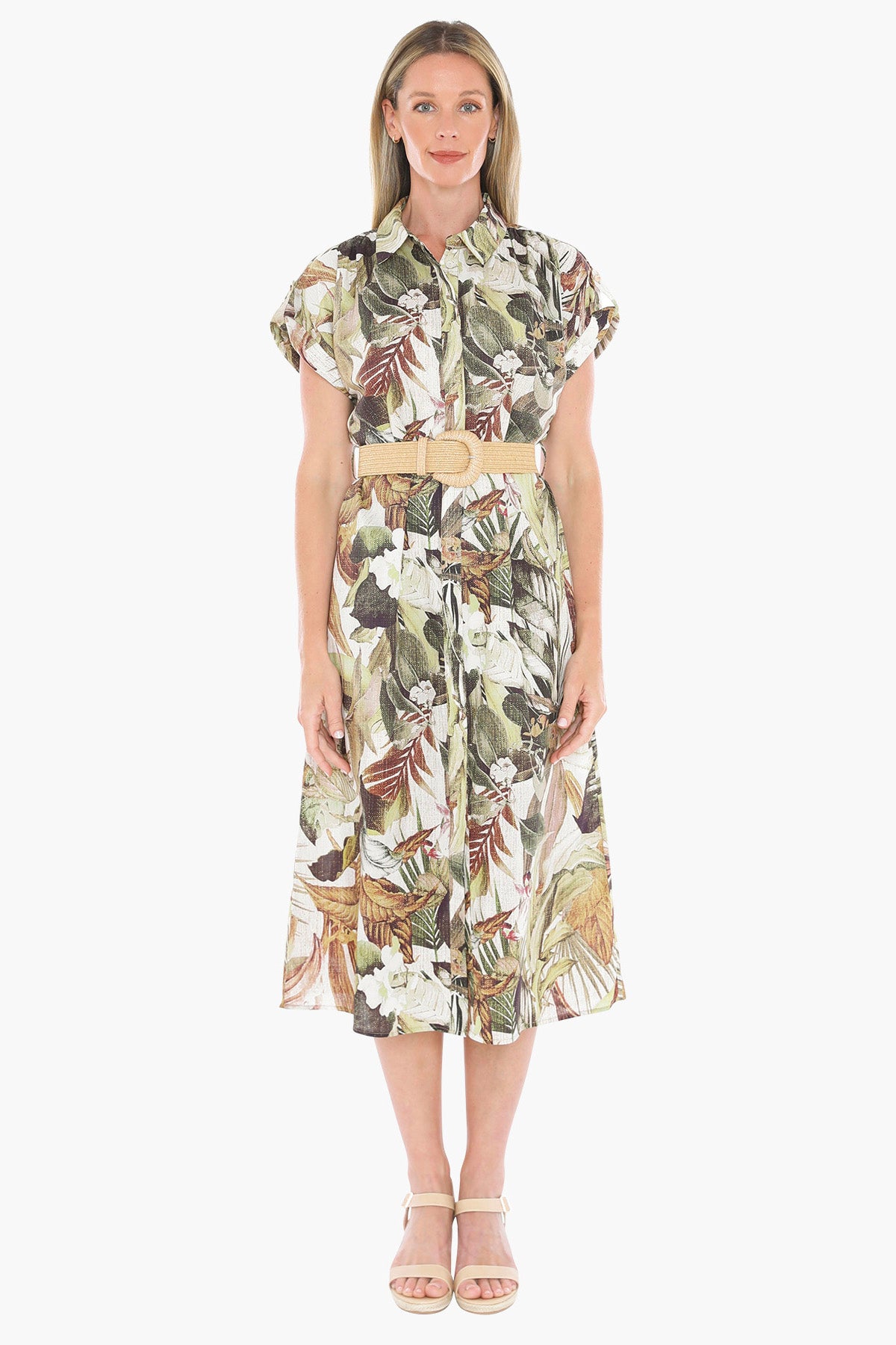 596J5172A Balmy Tropics Dress