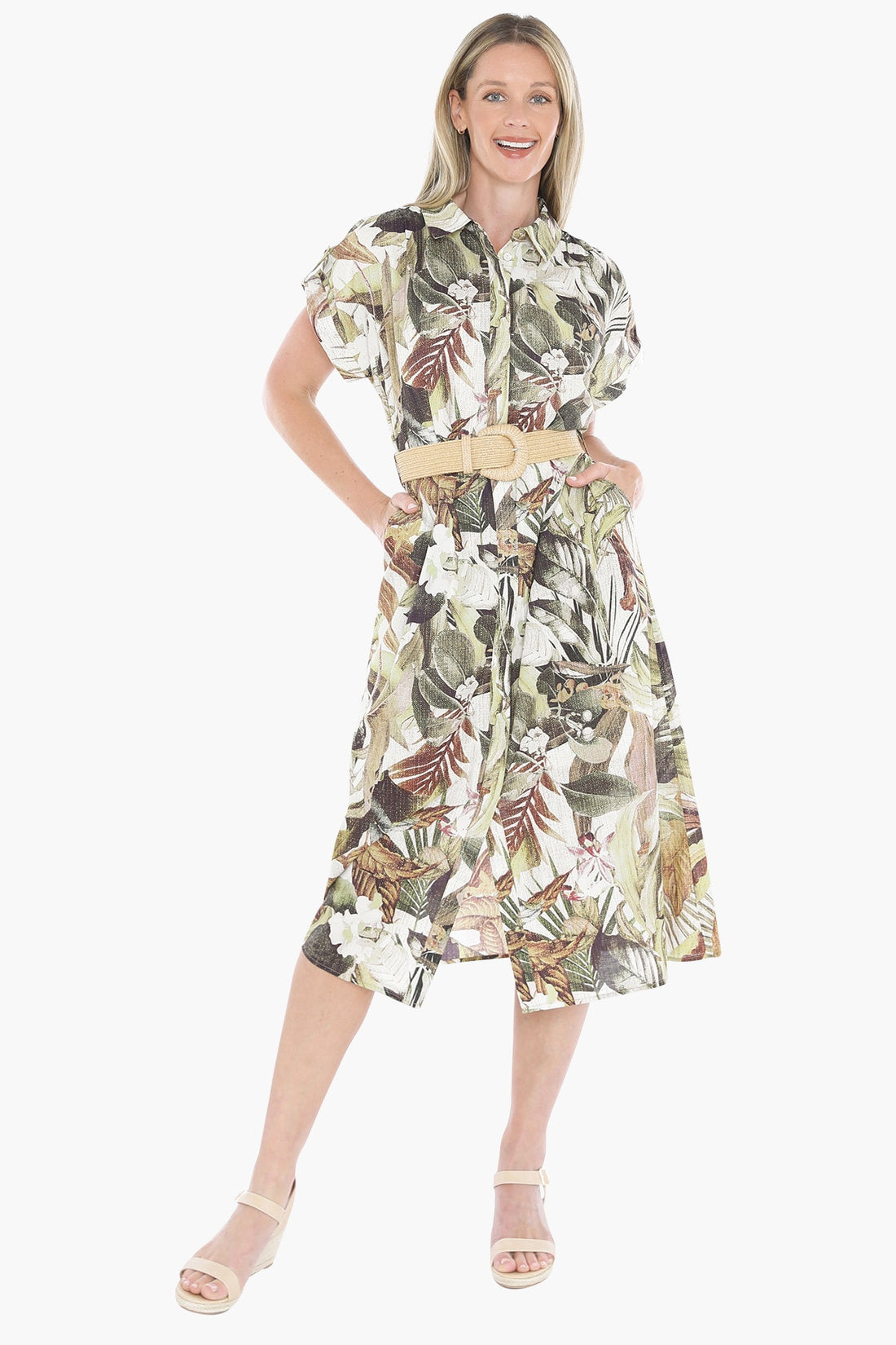 596J5172A Balmy Tropics Dress