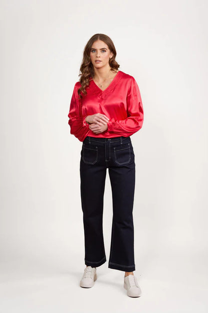 5995A Wide Leg Ankle Grazer Jean