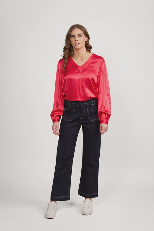5995A Wide Leg Ankle Grazer Jean