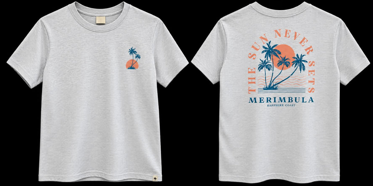 Sunsets/Grey Marle - Ladies TShirt - Pacific Creations