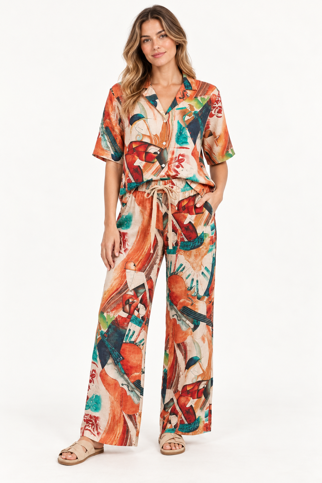 Funky Tunes Printed Short Sleeve Shirt