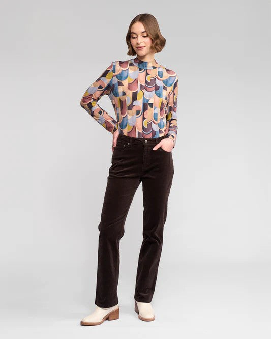 Arch Cord Pant Walnut Vassalli