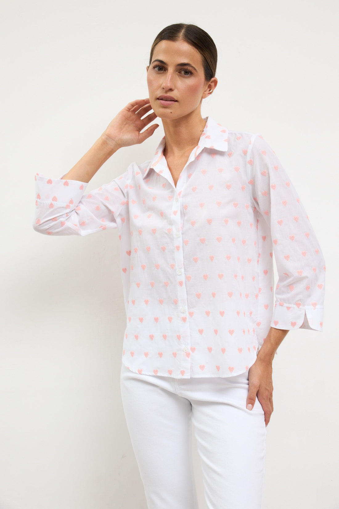 Taliga L/S Shirt Pink - Bariloche