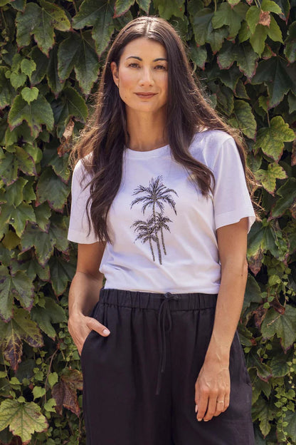 59612015A Beaded Palm Tee
