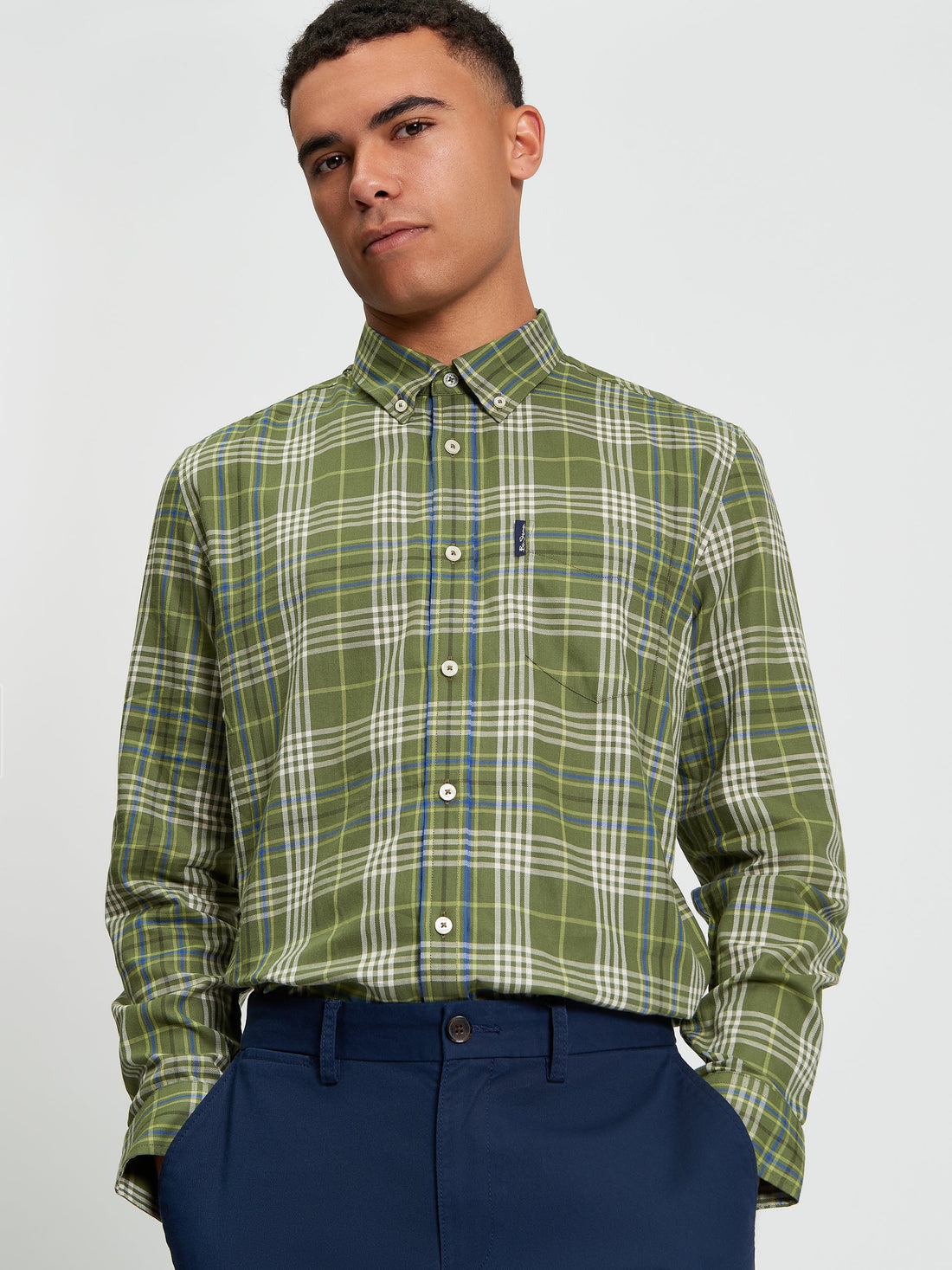 Multi Check Litchen Green - Ben Sherman