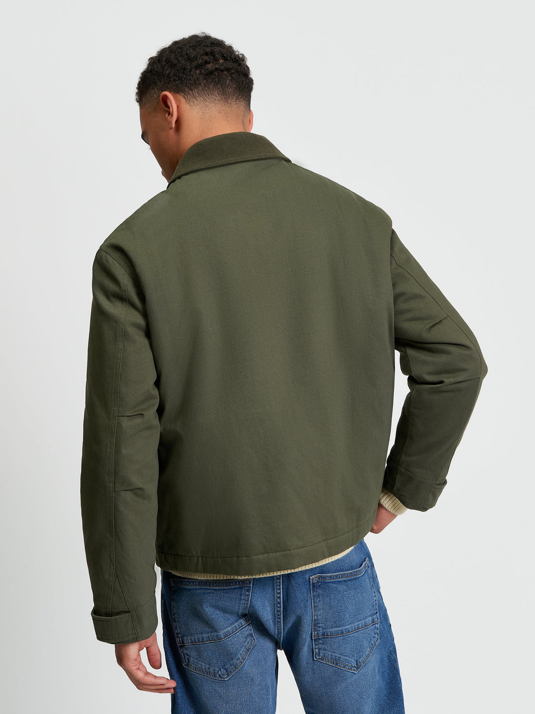 Wadded Flight Jacket Khaki - Ben Sherman