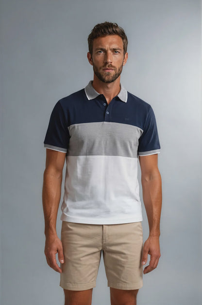 Barn Lifestyle Polo Navy/White - Blackwood