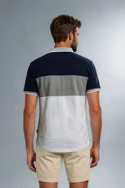 Barn Lifestyle Polo Navy/White - Blackwood