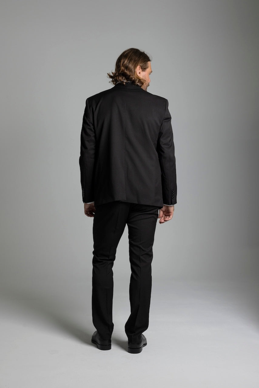 Cilento Suit Jacket Black - Blackwood