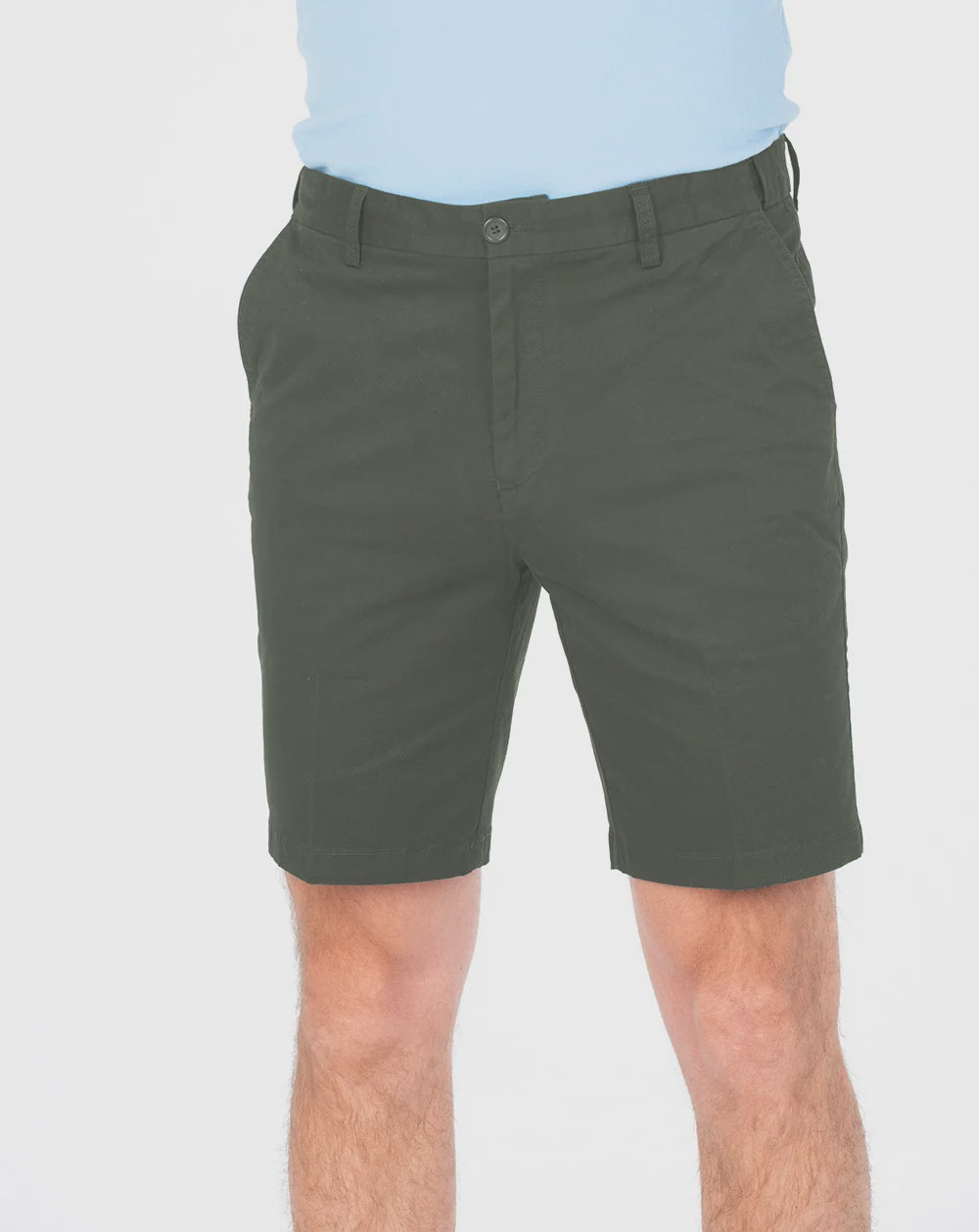 Active Waist Classic Walk Shorts Olive - Bob Spears