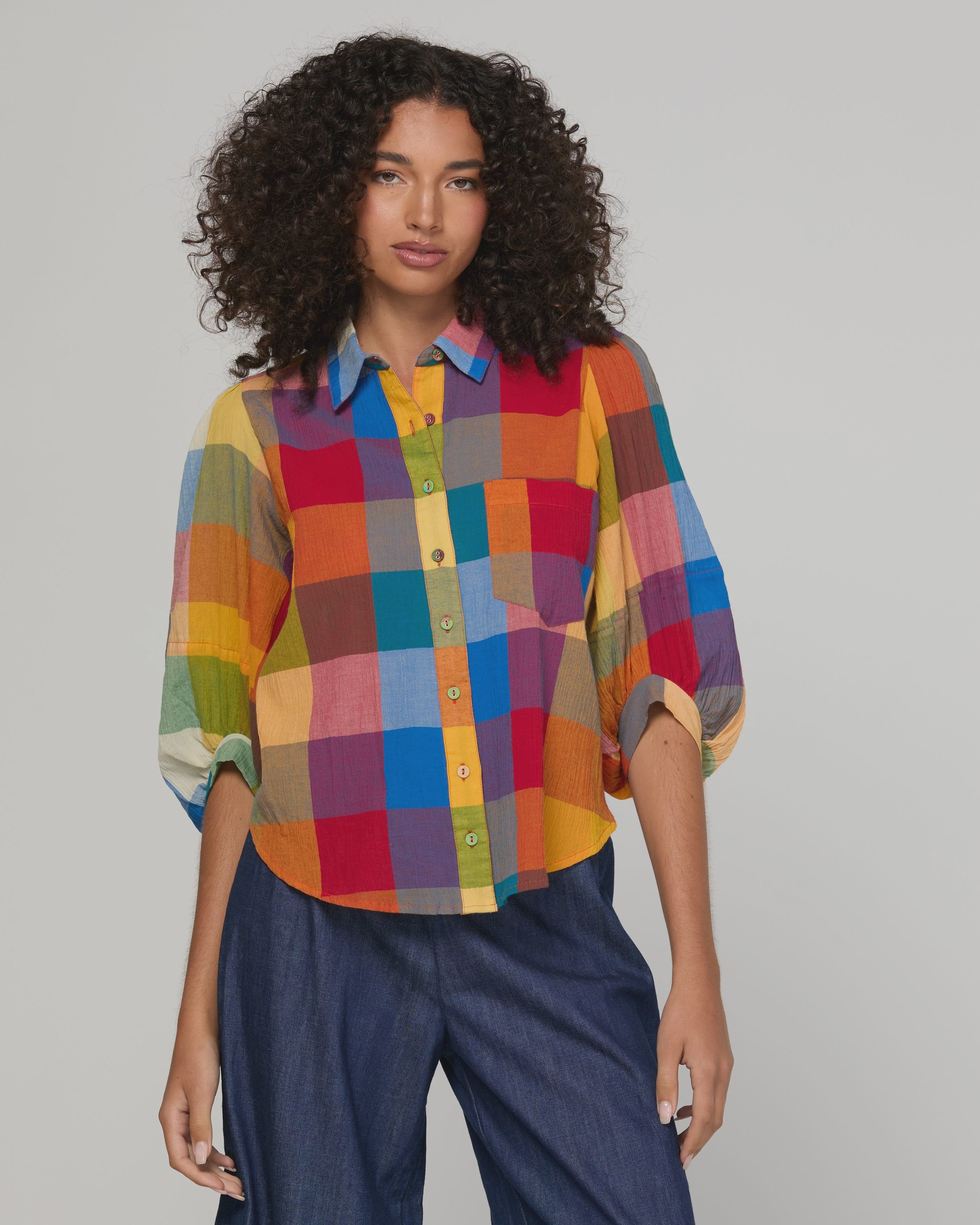 Pari Shirt Kingston Check - Boom Shankar