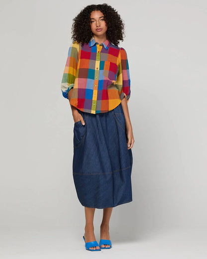 Pari Shirt Kingston Check - Boom Shankar