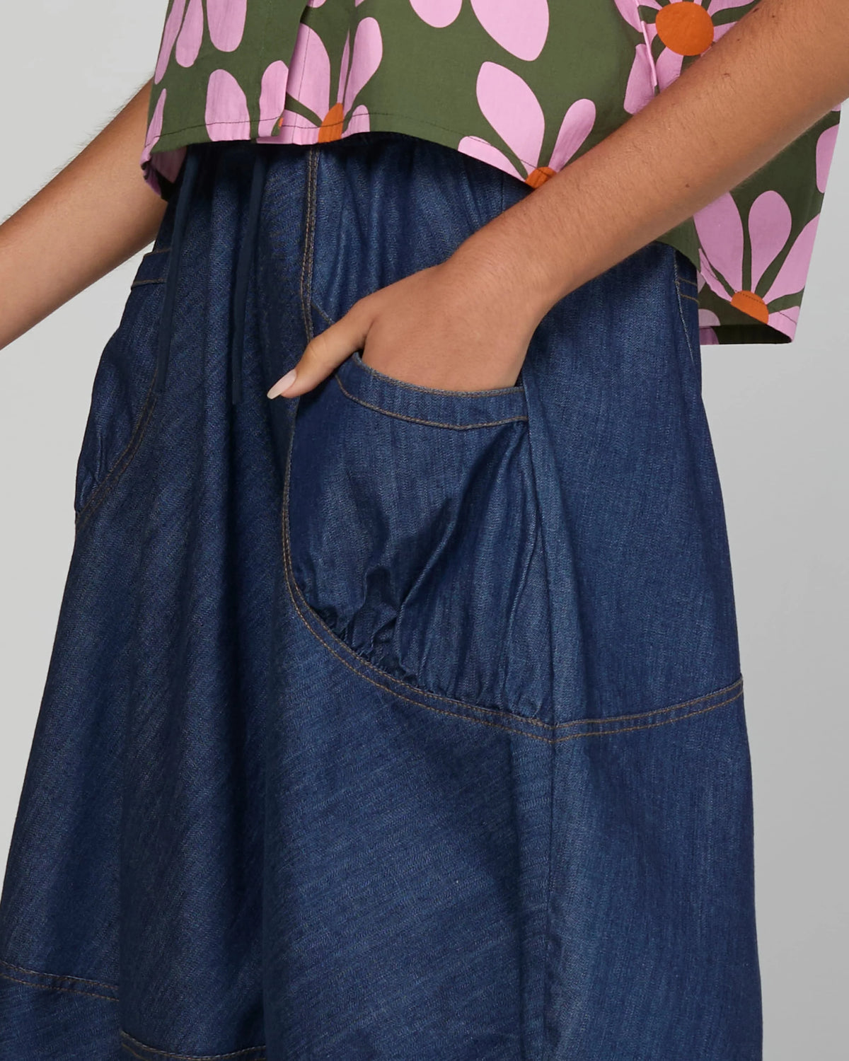 Guru Skirt Dark Denim - Boom Shankar