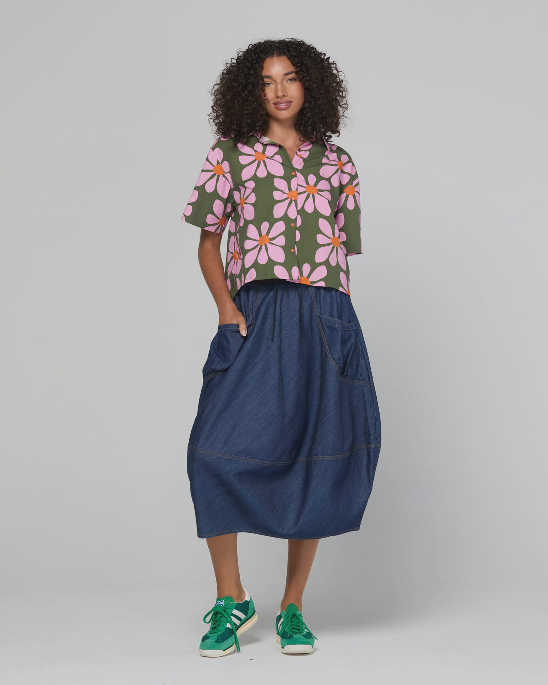 Guru Skirt Dark Denim
