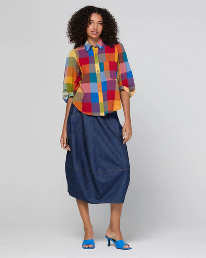 Guru Skirt Dark Denim - Boom Shankar