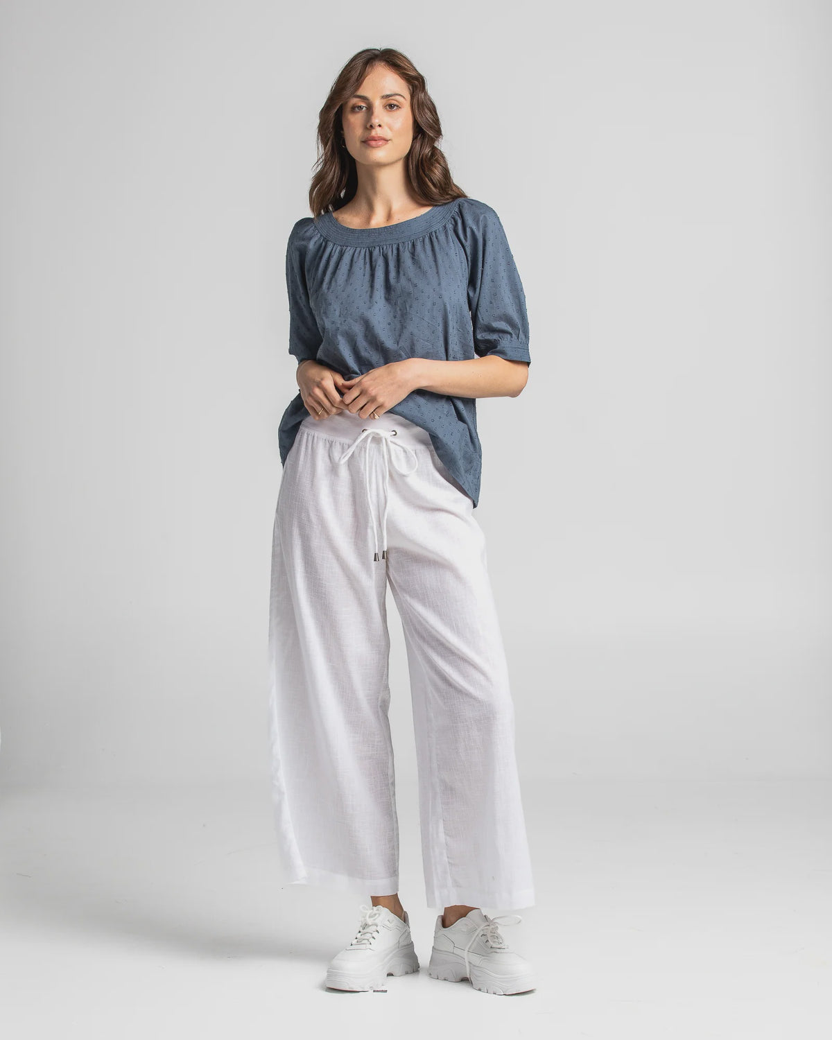 Ria Pant Basic White - Boom Shankar