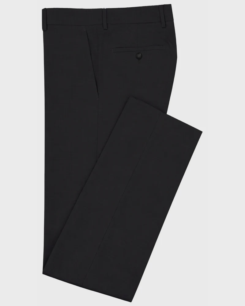 Edward Wool Trouser Black - Boston