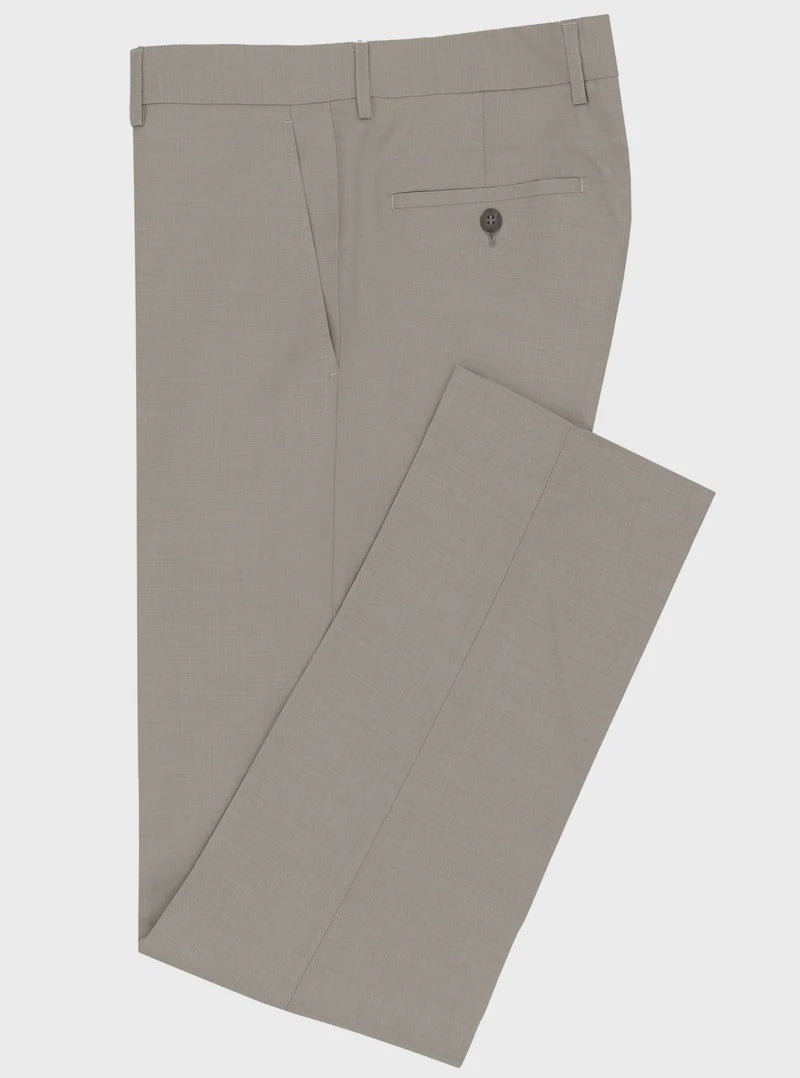 Edward Wool Trouser Mushroom - Boston