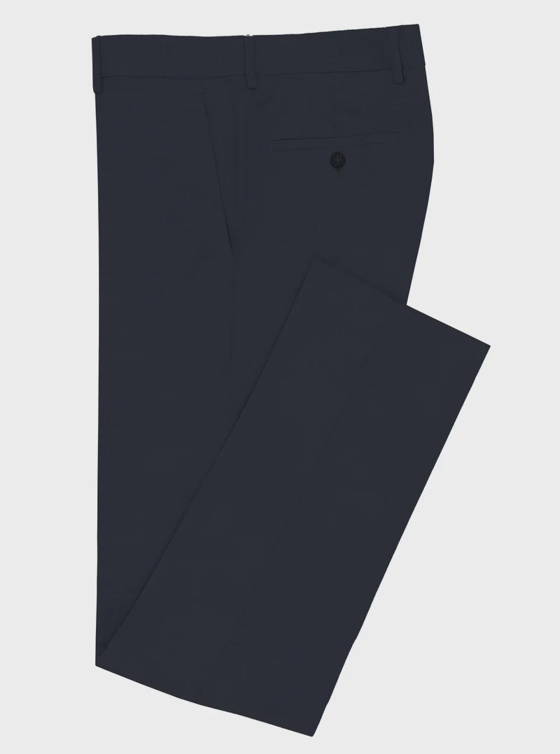 Edward Wool Trouser Navy - Boston