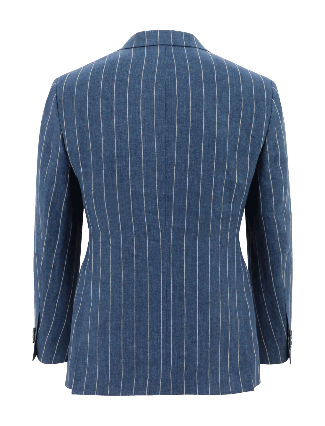 Siena Linen Sports Jacket Blue Pinstripe - Boston