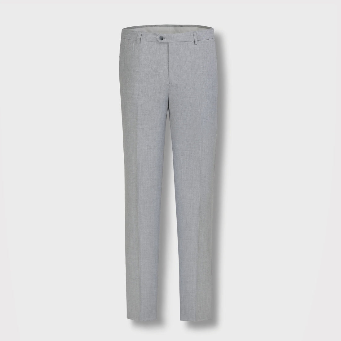 Stallone Plain Weave Stretch Trousers Silver - Scuzzatti