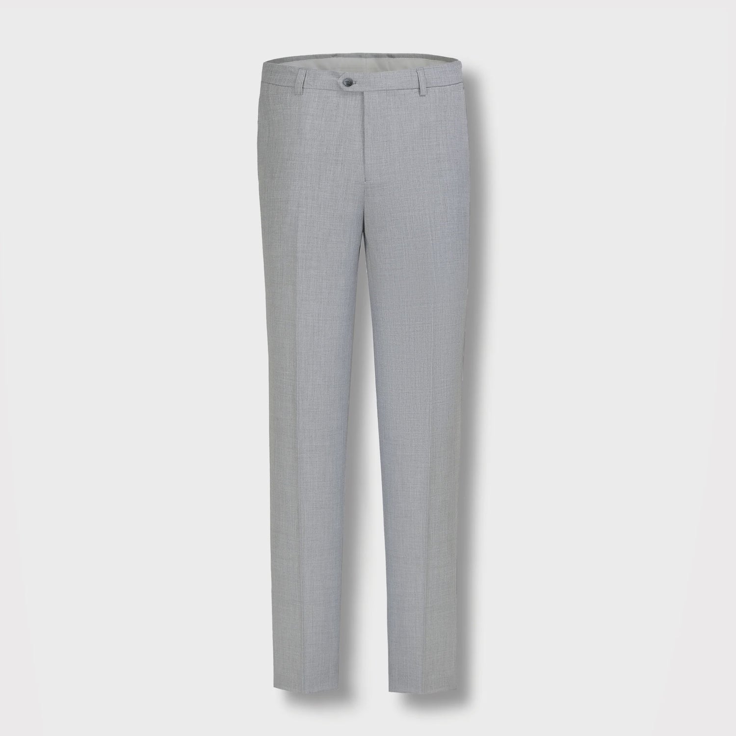 Stallone Plain Weave Stretch Trousers Silver - Scuzzatti