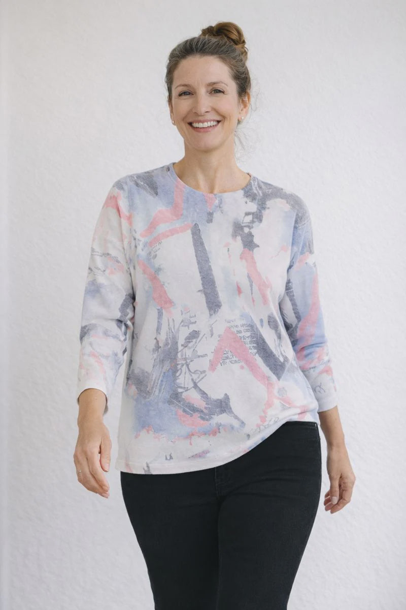 Verona Printed Sweater - Bromley