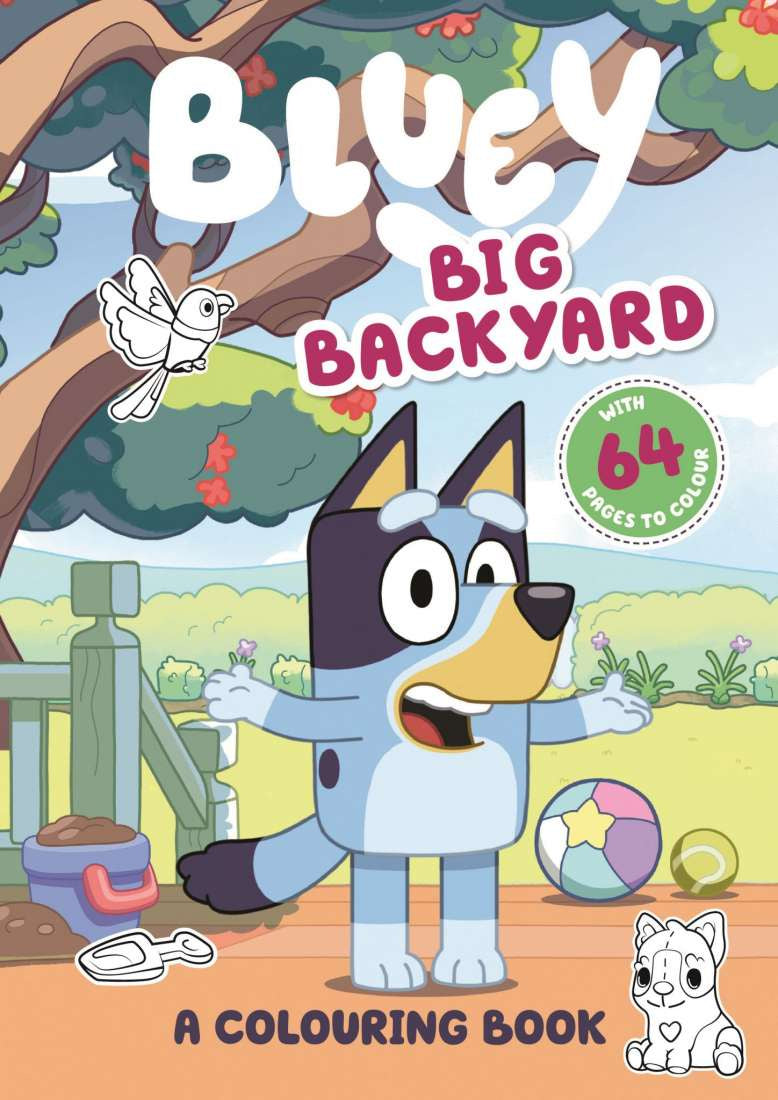 Bluey Big Backyard a Colouring Book