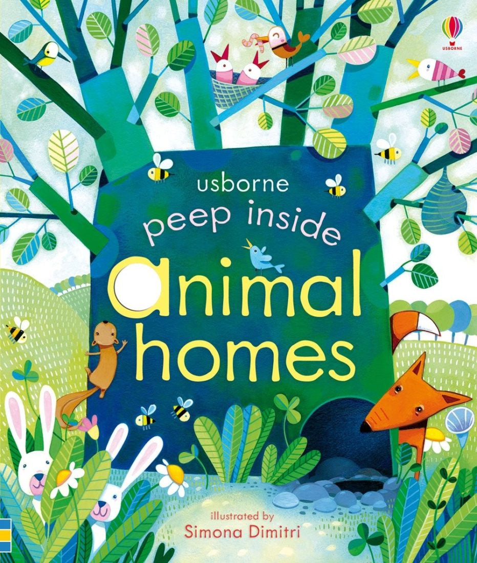 Peep Inside Animal Homes Board Book