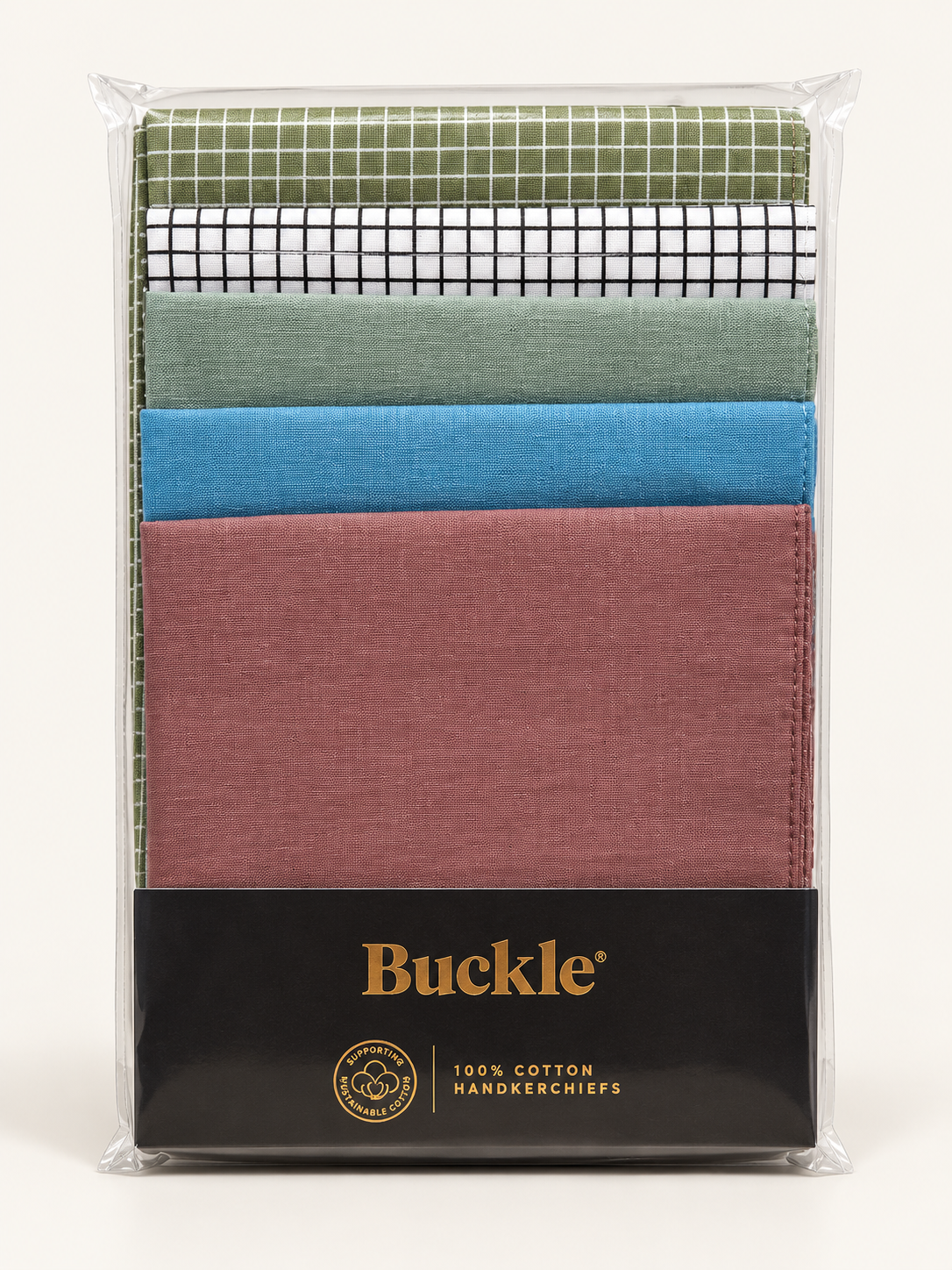 Assorted 10 Pack. Handkerchiefs - Buckle