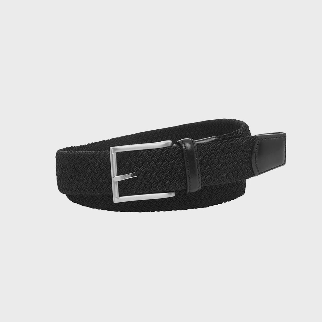 Crew Black Woven Belt 35mm - Buckle