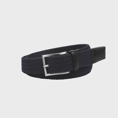 Crew Woven Belt 35mm Navy - Buckle