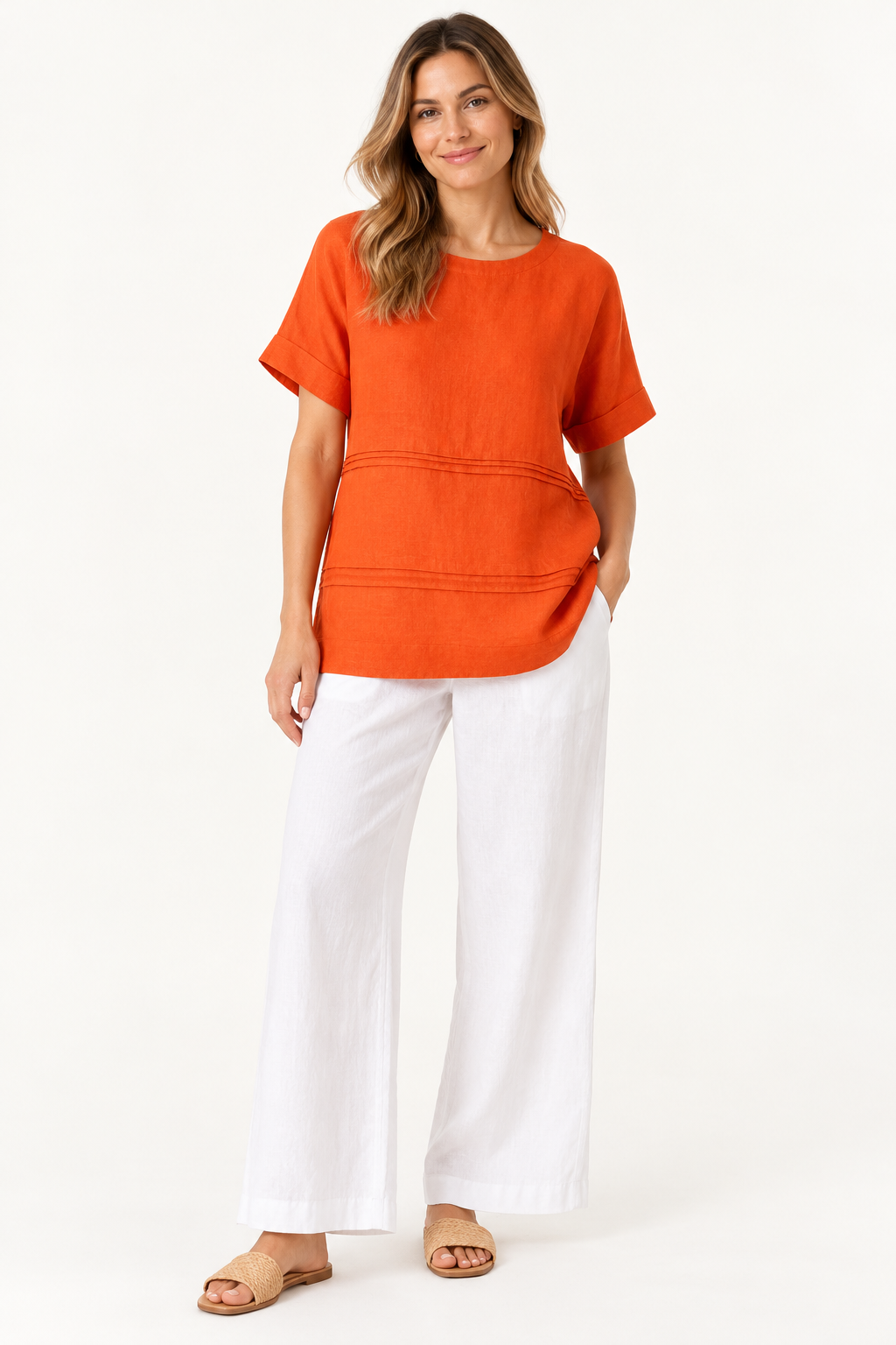 Nectar Linen Top - Corfu