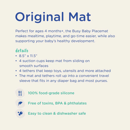 Mat and Teether Bundle Spearmint Busy Baby