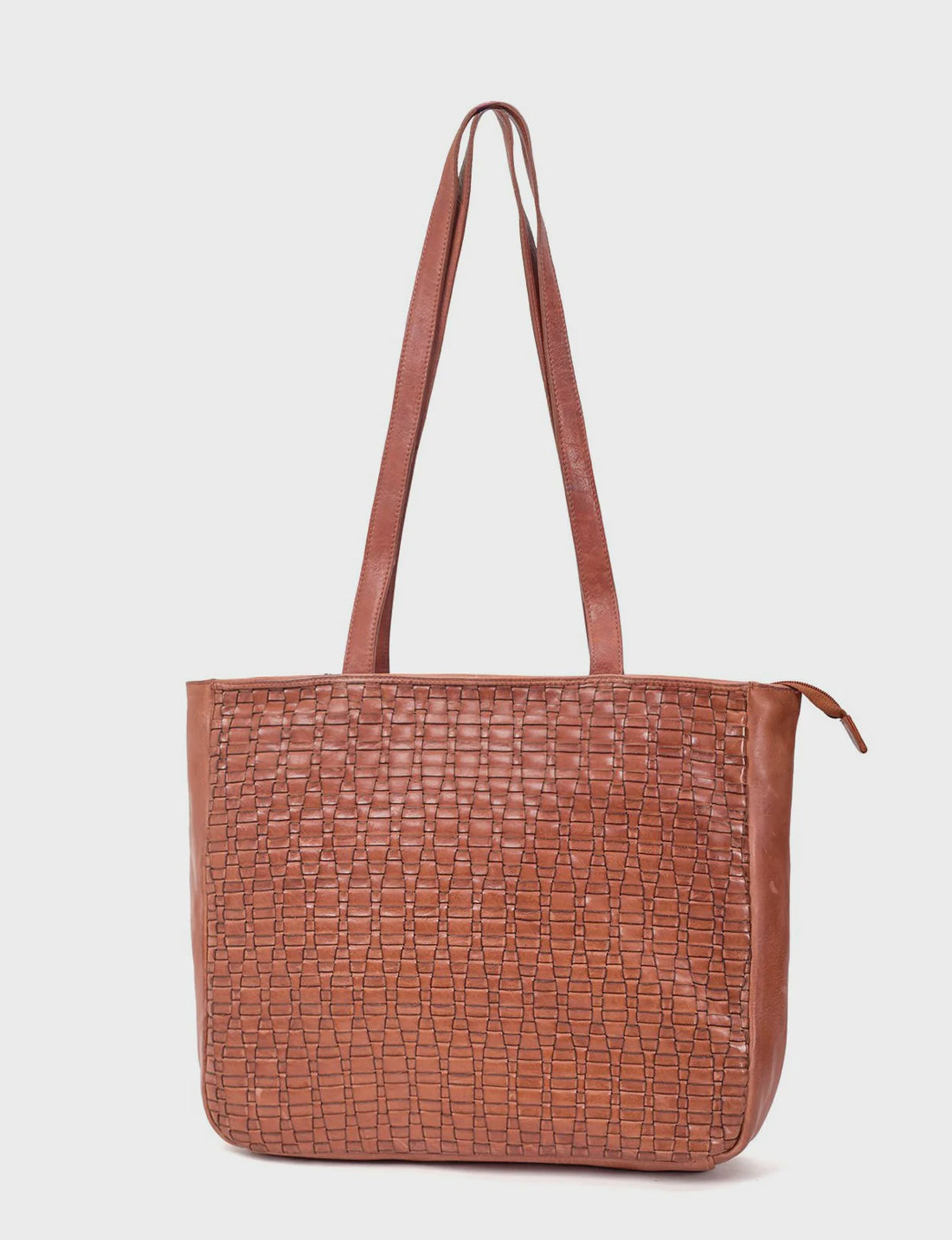 Cooktown Woven Leather Tote Bag
