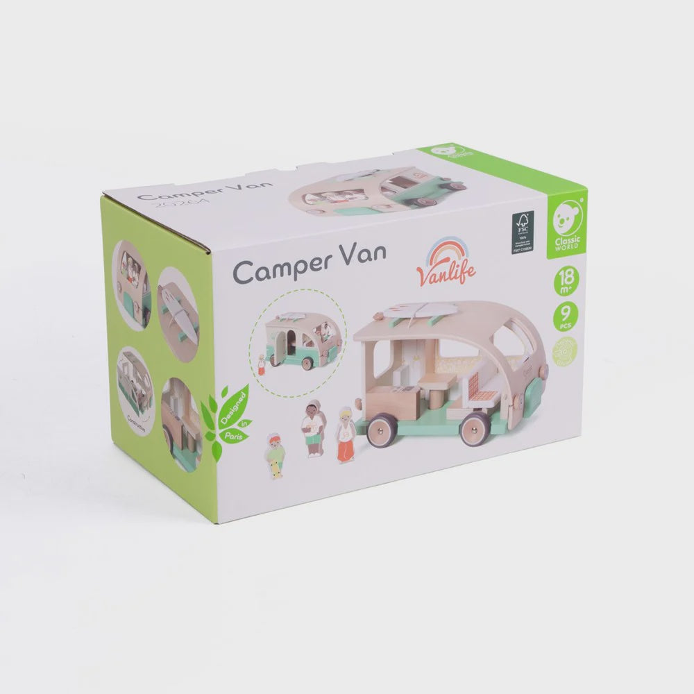 Wooden Camper Van