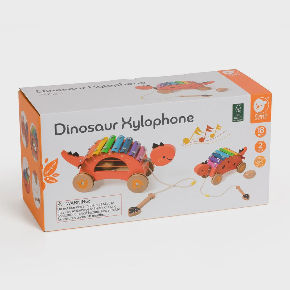 Wooden Dinosaur Xylophone