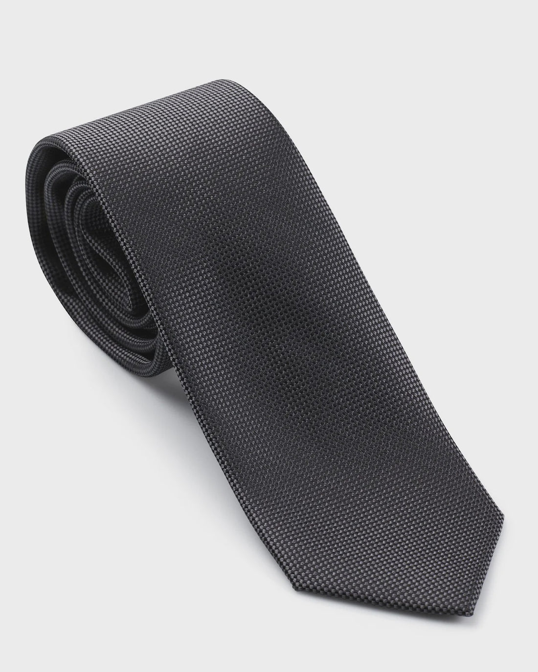 Tie Self Pattern 7cm Black – Carlo Visconti