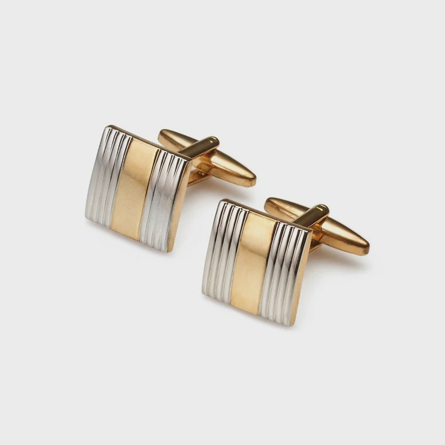 Cufflinks Sliver/Gold CL714 - Carlo Visconti