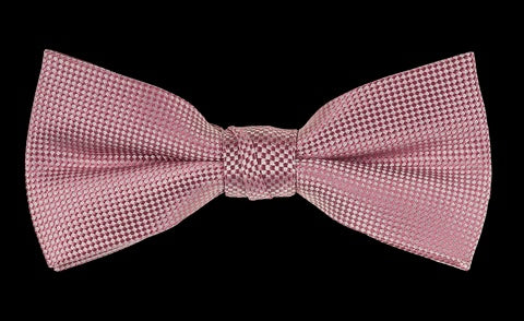 Self Pattern Bow Tie Dusty Rose - Carlo Visconti