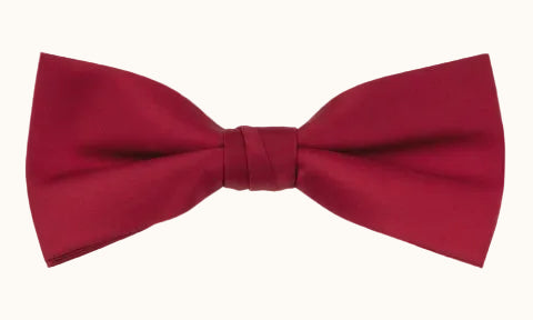 Bow Tie Micro Solid Crimson- Carlo Visconti