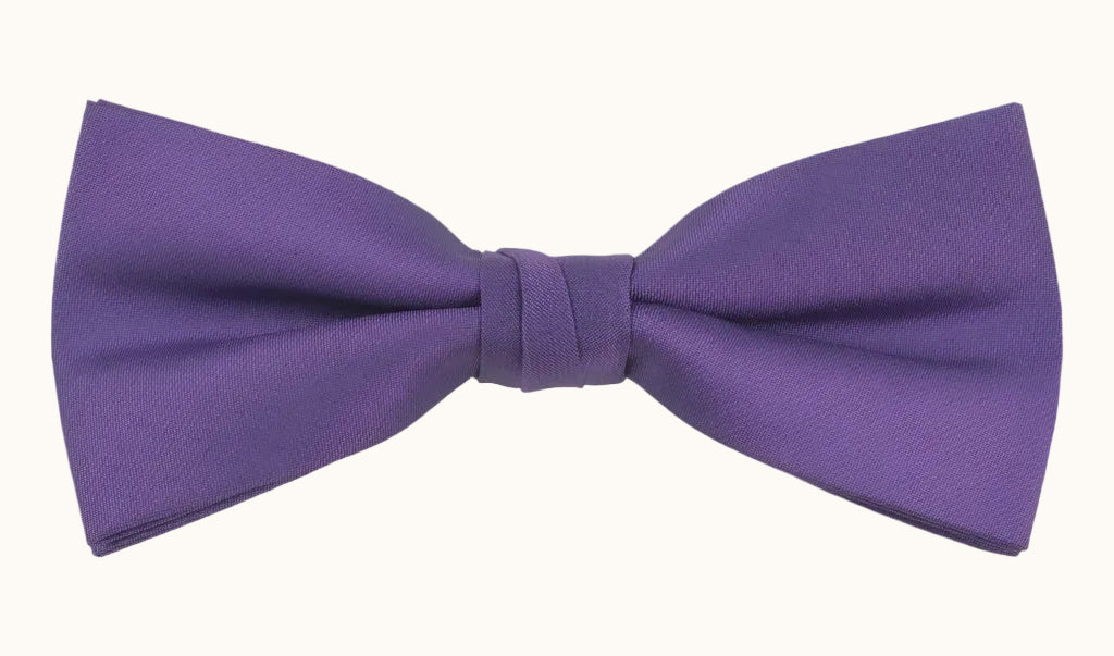 Bow Tie Micro Solid Purple - Carlo Visconti